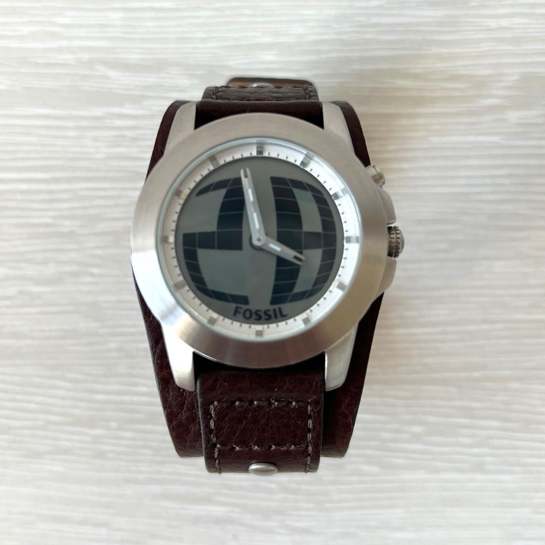 ☆超美品レア☆フォッシル fossil BIG TIC アナデジ BG-2208 - メルカリ