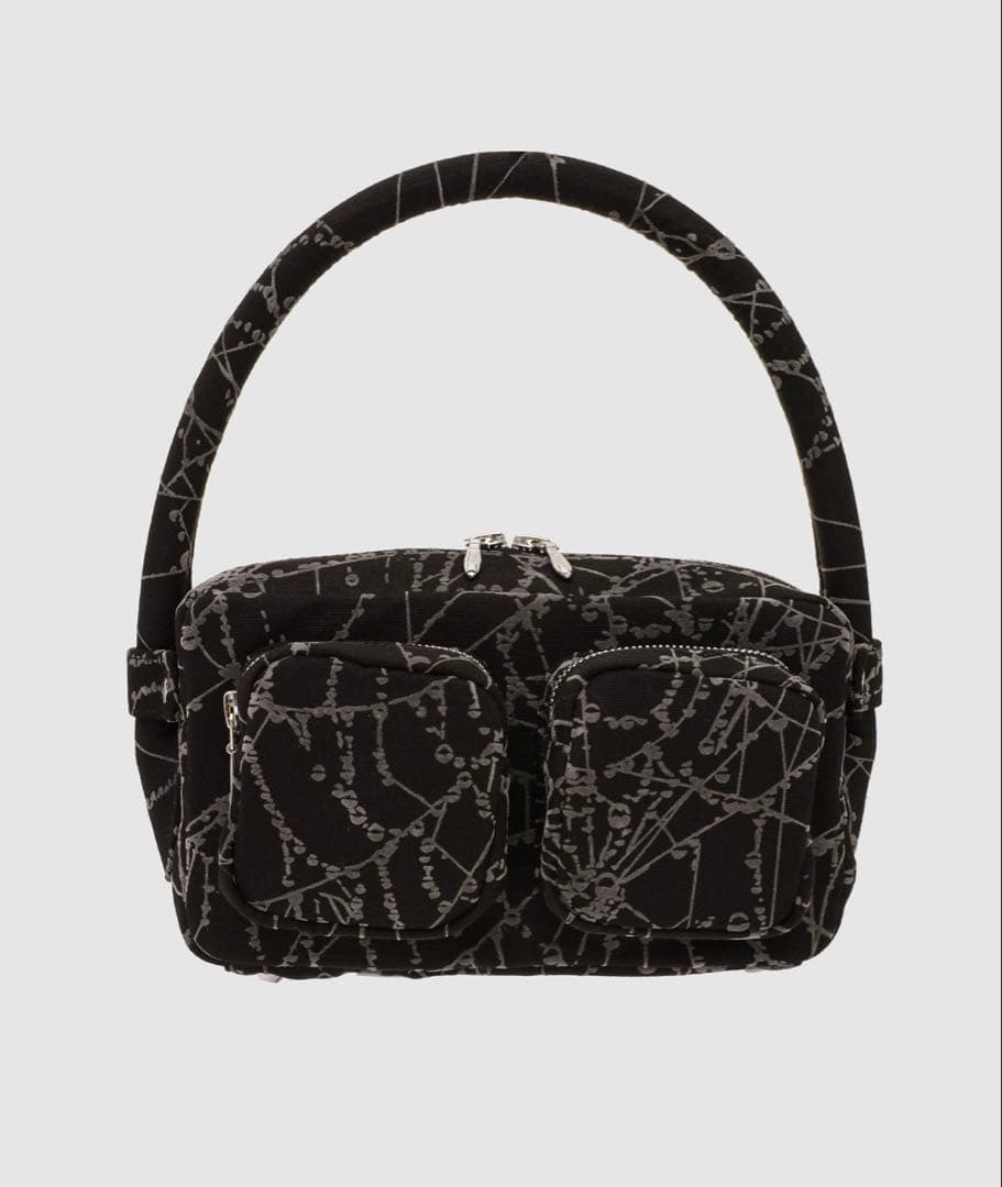 【MASU】 FLOCKY WEB MINI BAG MASU(エムエーエスユー)のFLOCKY WEB MINI BAG BLACK(バッグ)の通販