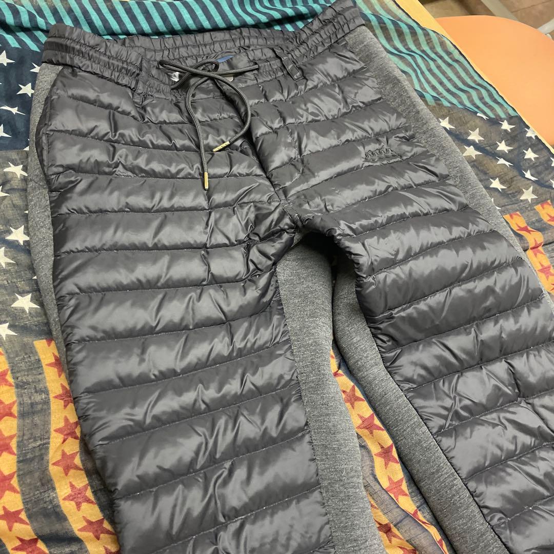 muta メンズダウンパンツ グレーとブラック　L muta メンズダウンパンツ グレーとブラック L muta メンズダウンパンツ