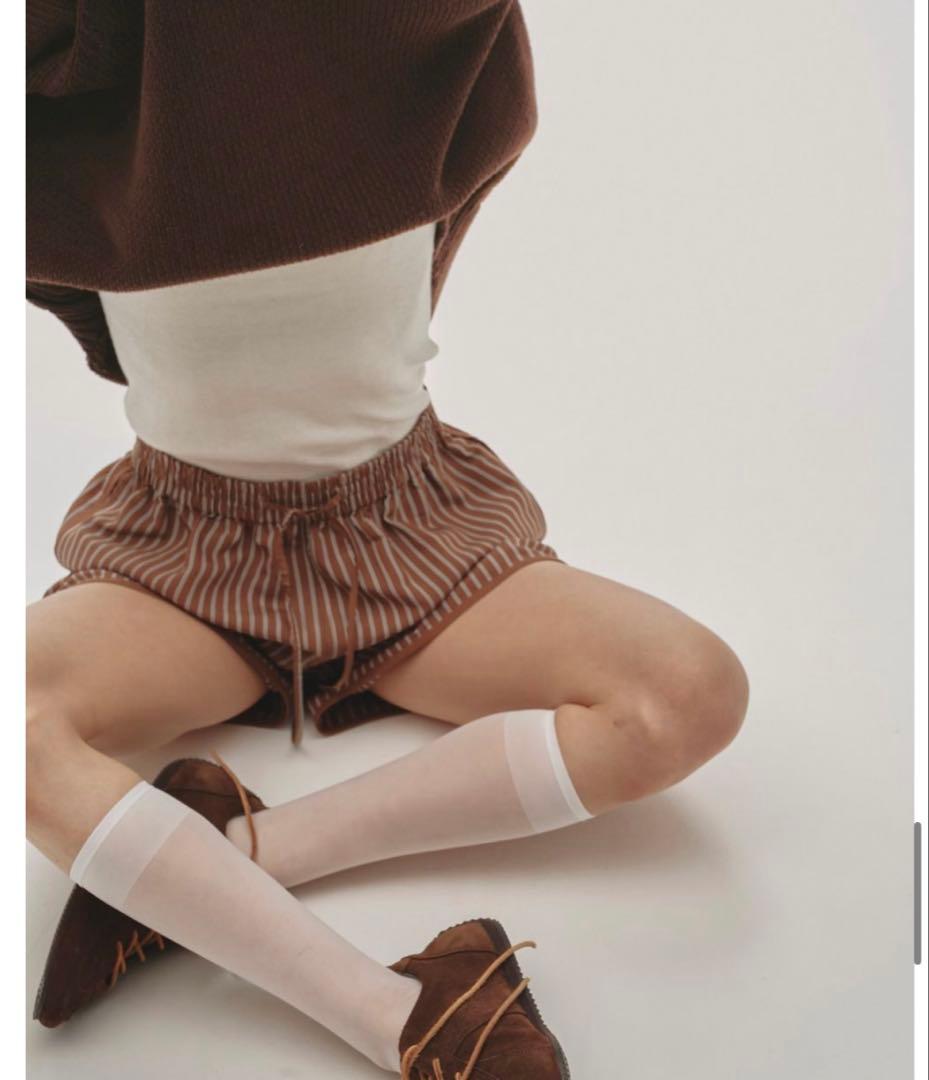 TODAYFUL ブラウンストライプ カジュアルショートパンツ TODAYFUL ブラウンストライプ カジュアルショートパンツ TODAYFUL