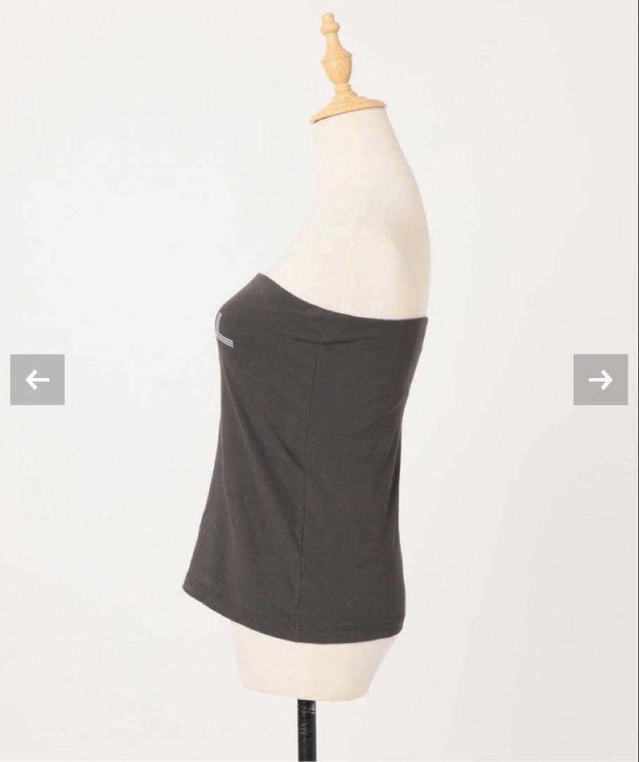 INSCRIREアンスクリア/Print Tube Topプリントチューブトップの通販は