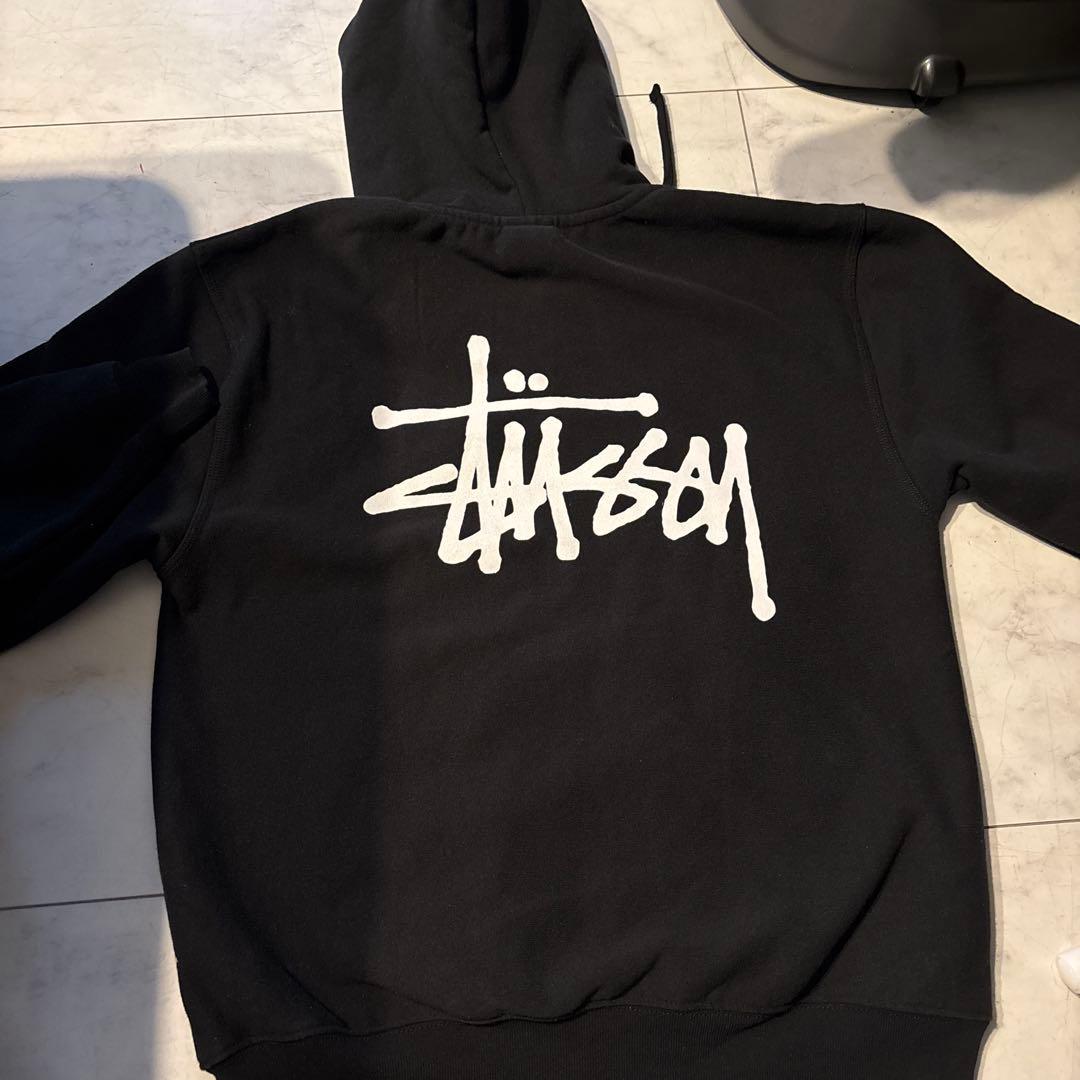 Stüssy ブラック ジップアップパーカー S Basic Stüssy Zip Hoodie – Black | Sweats | Stüssy