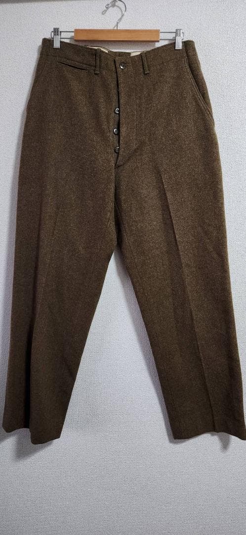 ヴィンテージ 40年代大戦期 THE HERCULES ウールトラウザー w34 貴重 良品 40s US Army M-43 FIELD TROUSERS WOOL 米軍実物 M-41