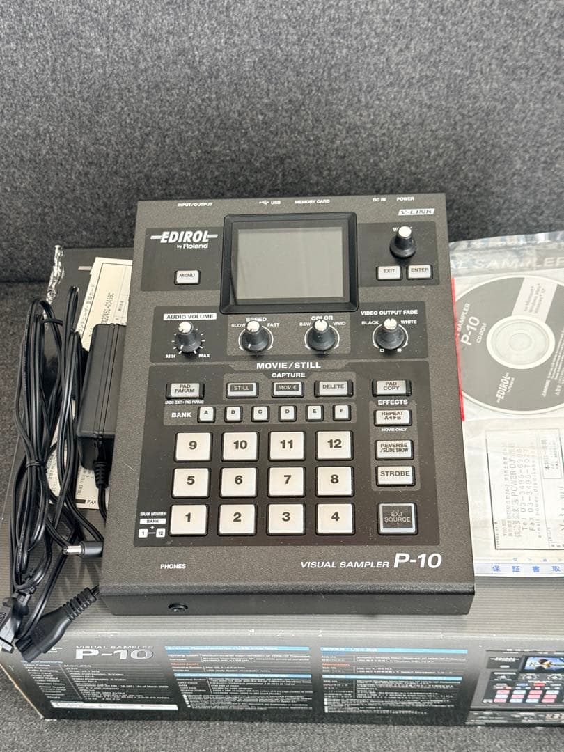 Roland EDIROL P-10 Visual Sampler 動作確認済み Roland Pro A/V - P-10 | Visual Sampler