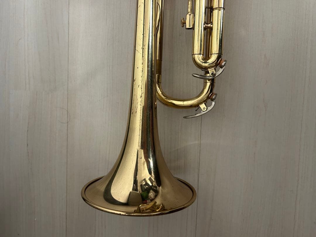 ジャンク品】 YAMAHA トランペット YTR-235 ゴールド 【ジャンク品