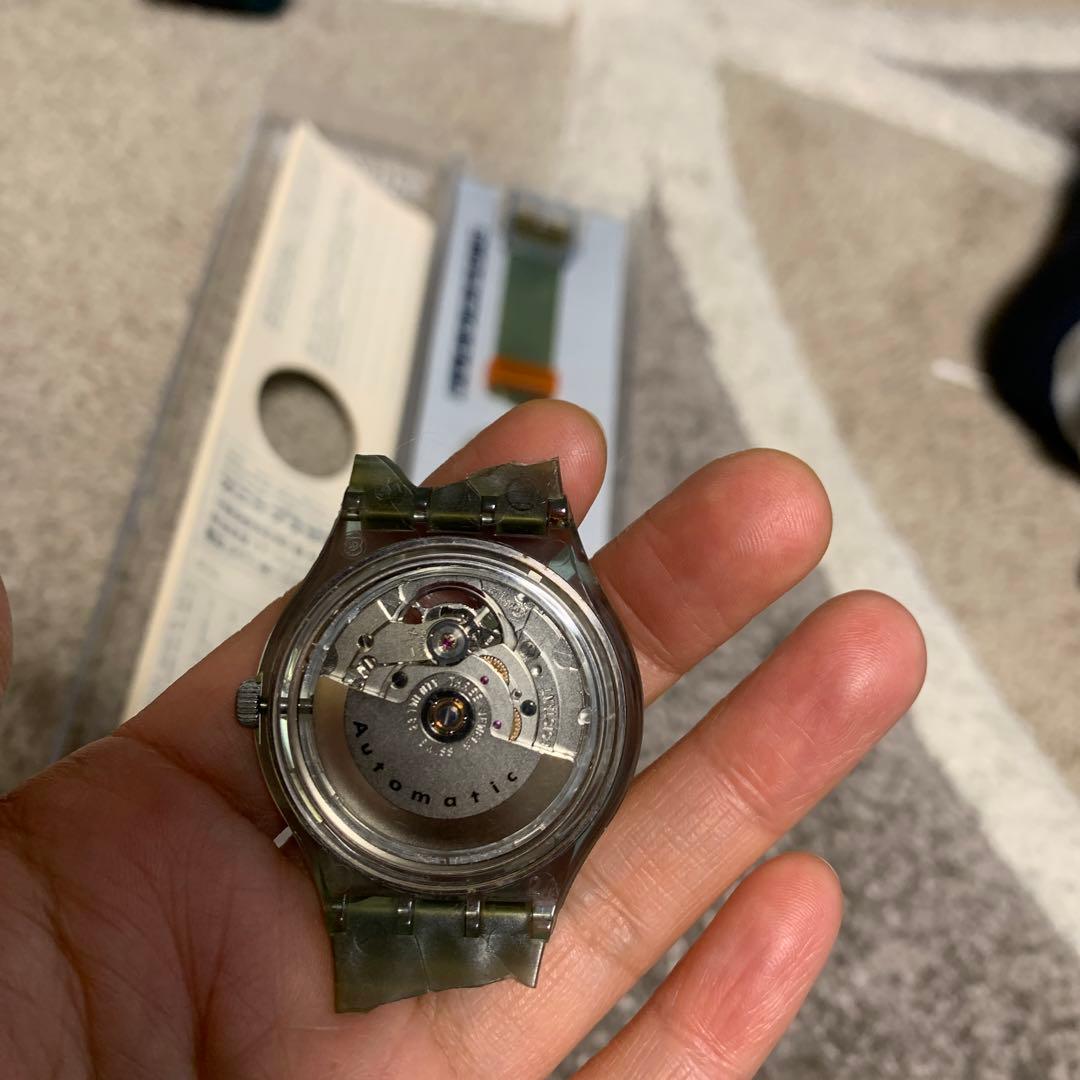 スウォッチ - BLUE MATIC、1991 - SAN100自動巻 ジャンク - メルカリ