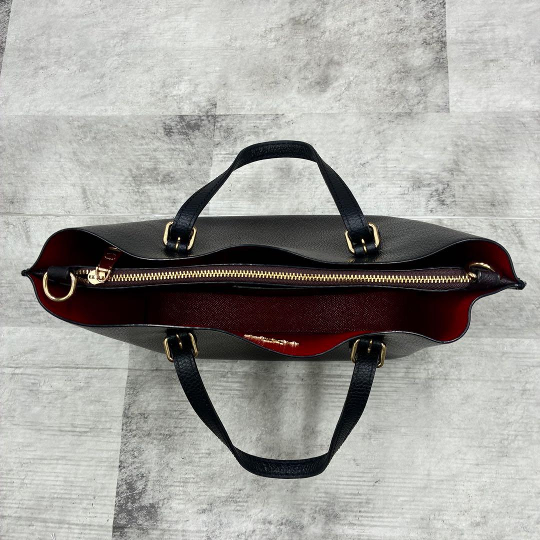 ✨美品✨コーチ モリー トート 2way クロスボディ レザー ブラック