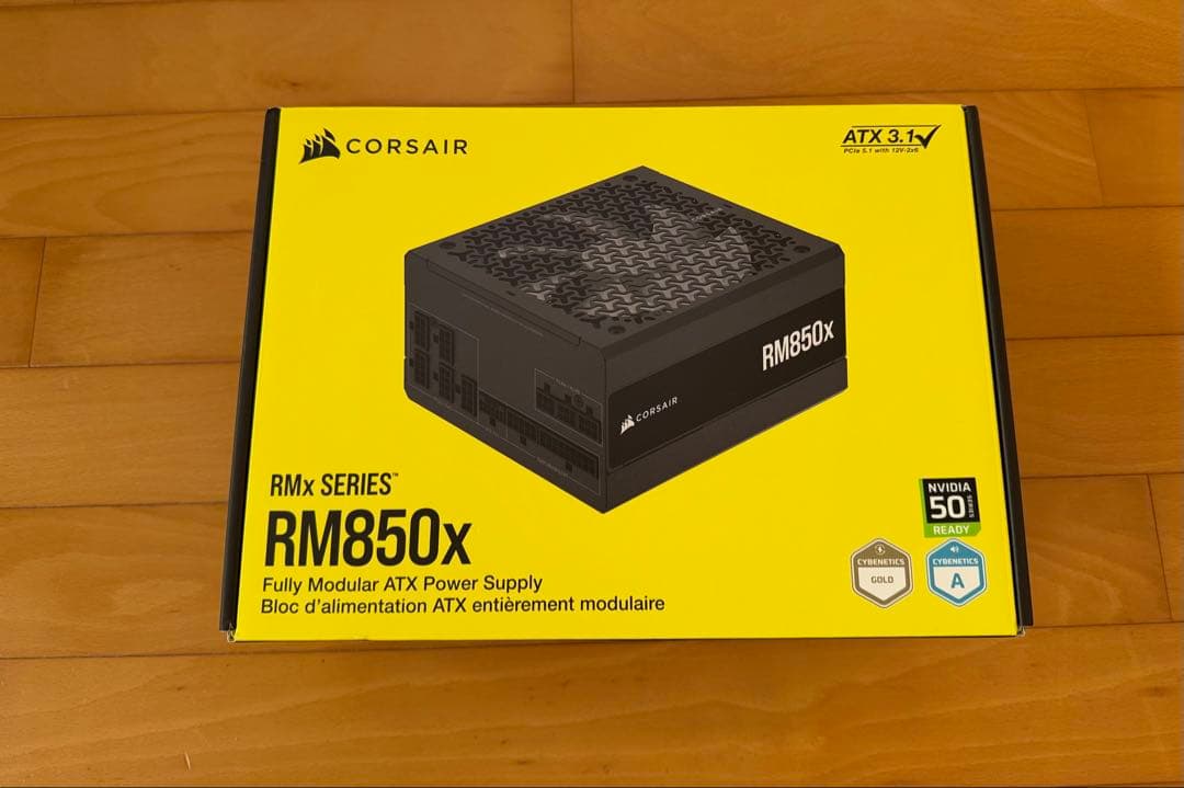 Corsair RM850x 2024年　フルモジュラーATX電源 Amazon | CORSAIR RM850x 2024年モデル PC電源ユニット 850W ATX3.1