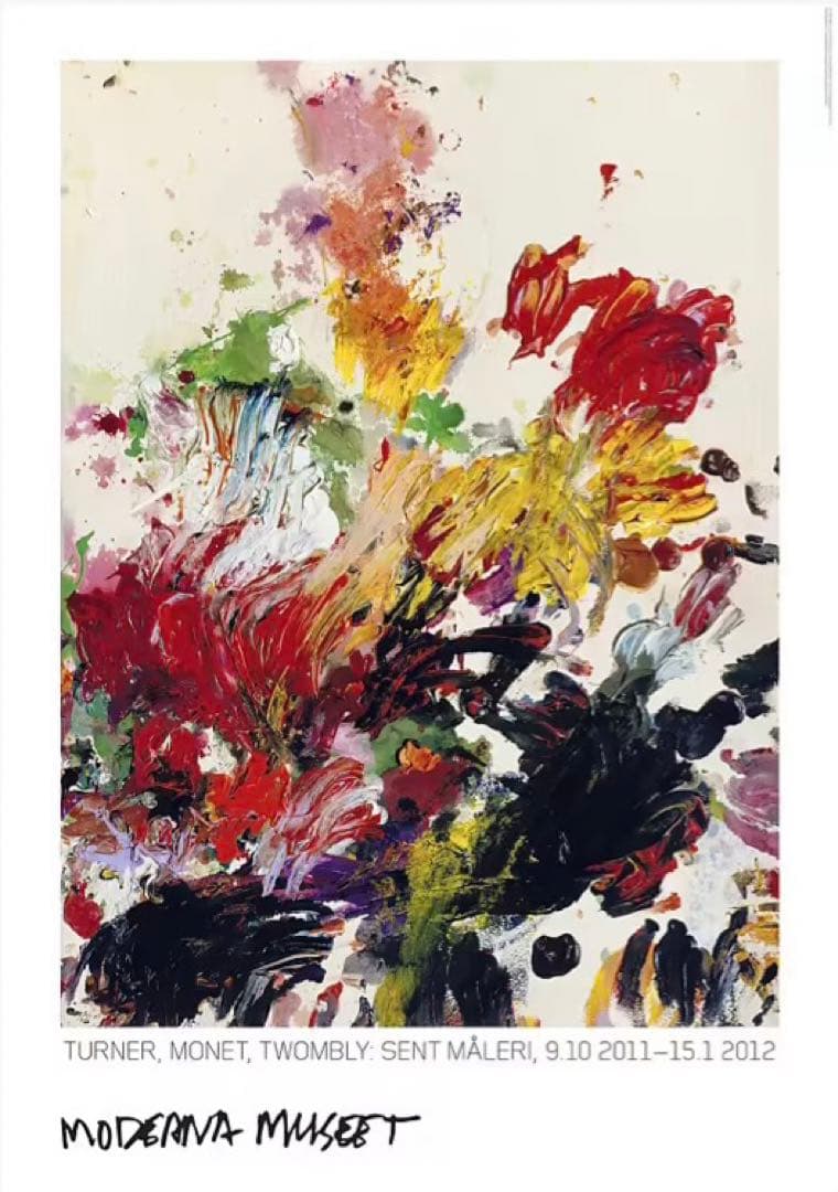 新品正規品 画家『サイ・トゥオンブリー Cy Twombly』希少ポスター