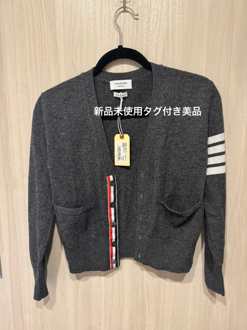 Thom Browne カーディガン THOM BROWNE/トムブラウン_women通販 | ネイビー ミラノリブ ファイン