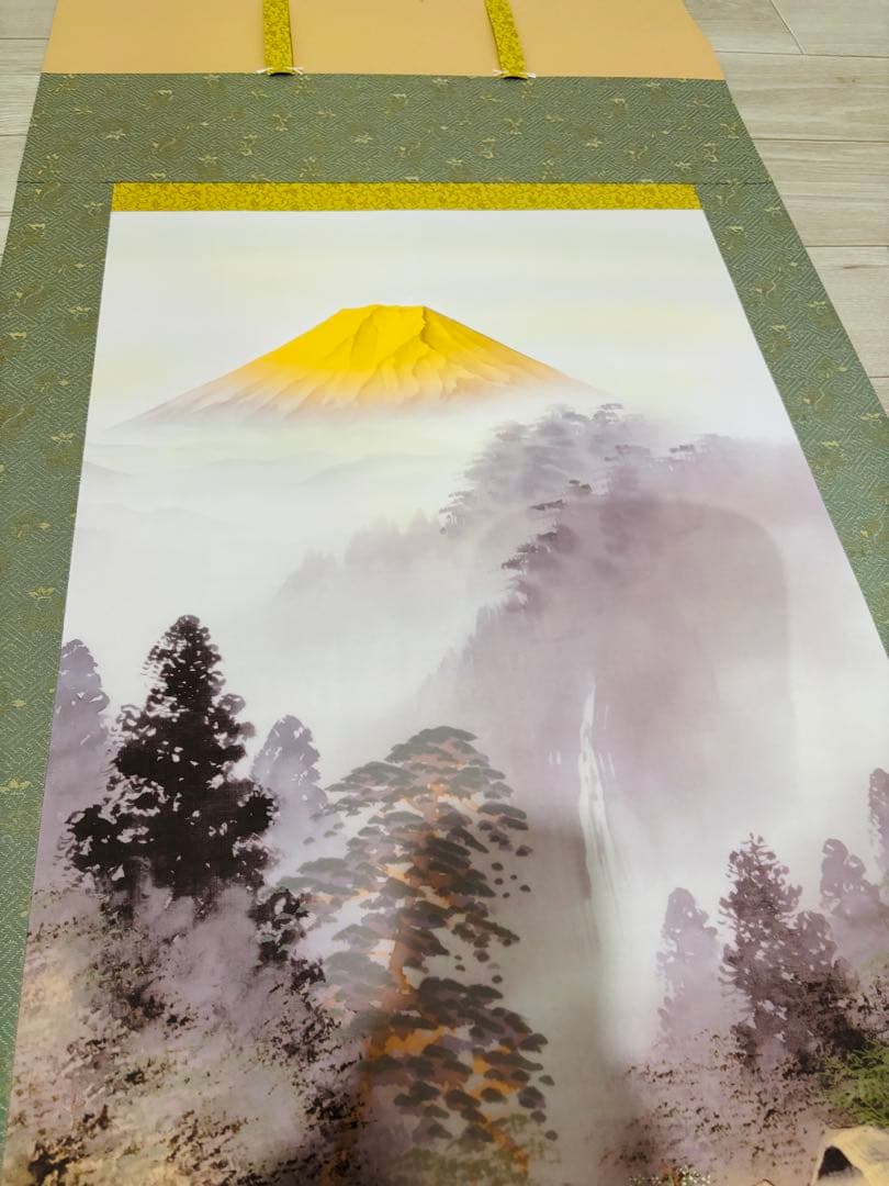 金峰大願九頭馬／稲葉苑舟 掛軸 専用ケース付き