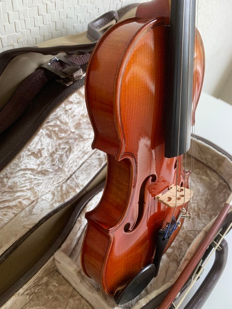 SUZUKI バイオリン 虎杢 No360 1/8 1978 弓 SHIMORA