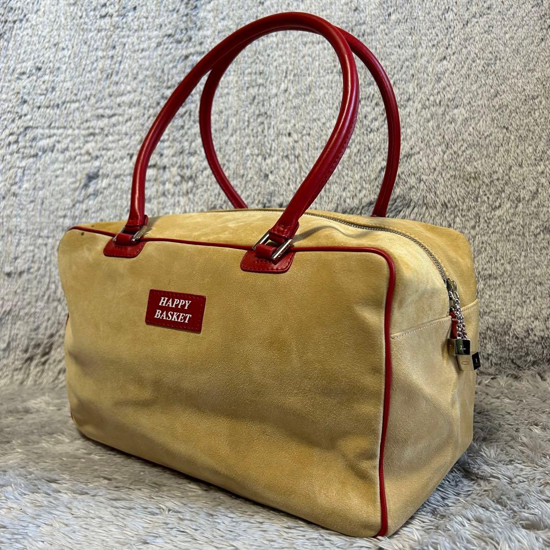 B*r様 【希少品】 GILLI ジリ スエードバッグ ボストンバッグ バスケッ