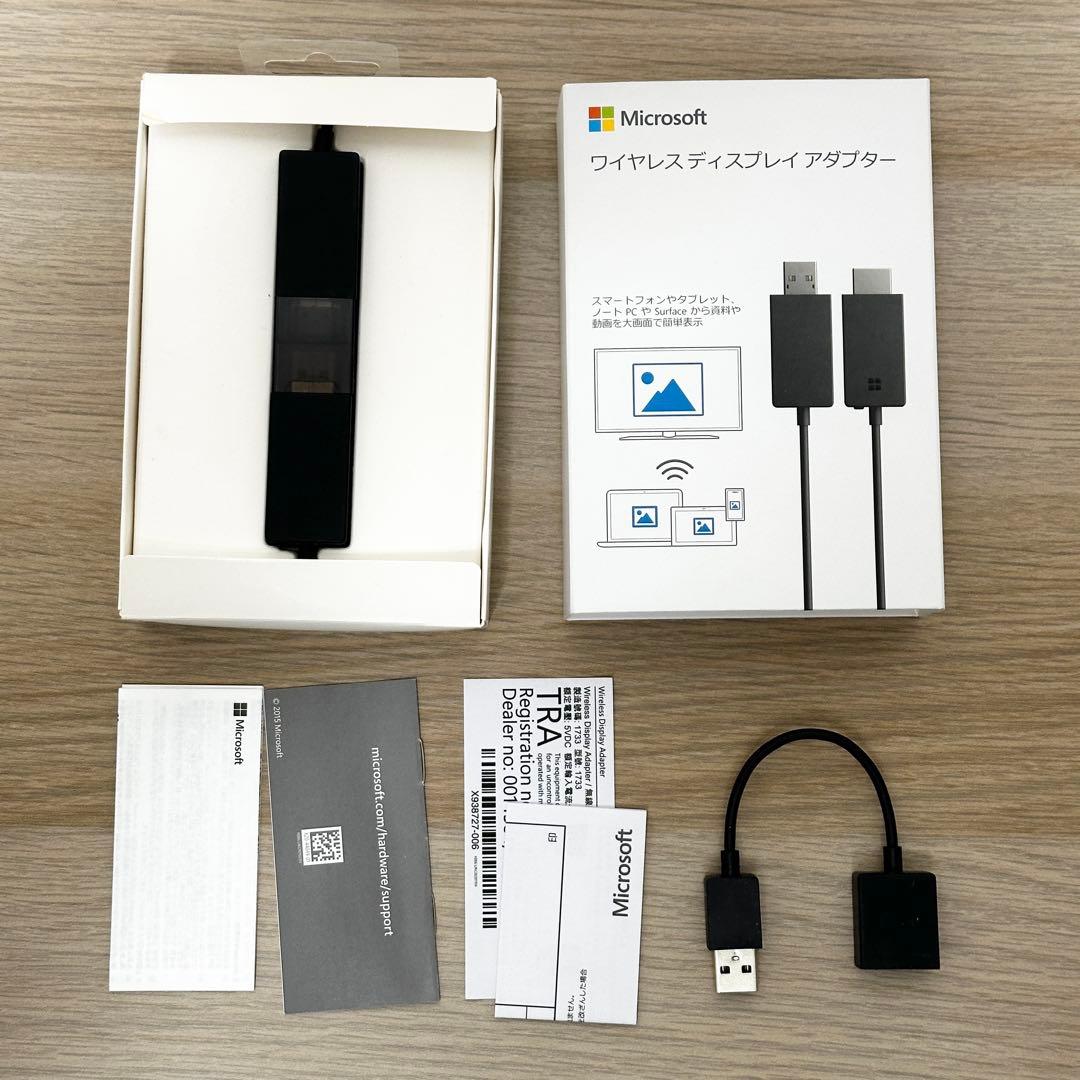 純正✨ MICROSOFT P3Q-00009 ワイヤレスディスプレイアダプター マイクロソフト（Microsoft） ワイヤレス ディスプレイ アダプター P3Q