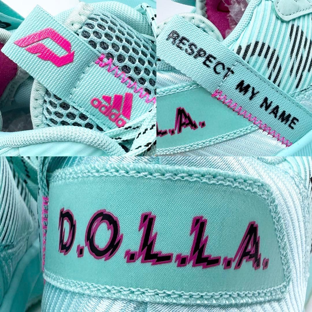 極美品✨アディダス Dame8 \"リスペクト\" バスケットボールシューズ 27