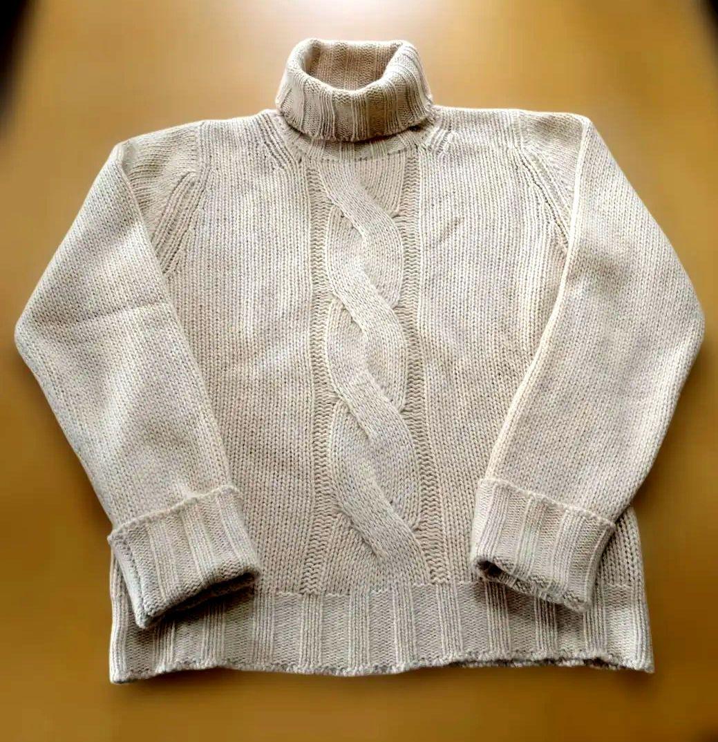 カシミヤ最高峰★Barrie Scotlandスコットランドバリーの厚手セーター imgrc0089347054-1.jpg
