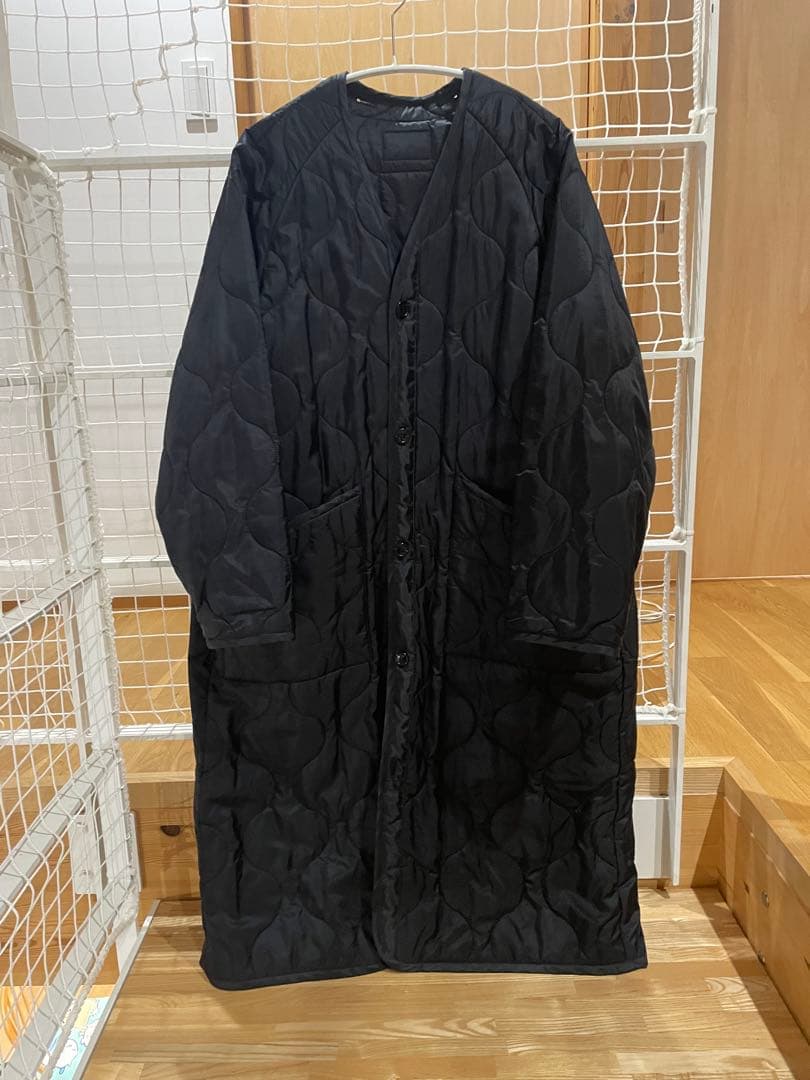 HYKE◎キルティング　ライナーコート◎ブラック　サイズ2 40代＊念願のコートを購入♩HYKE キルティングライナーコート | ぼくと