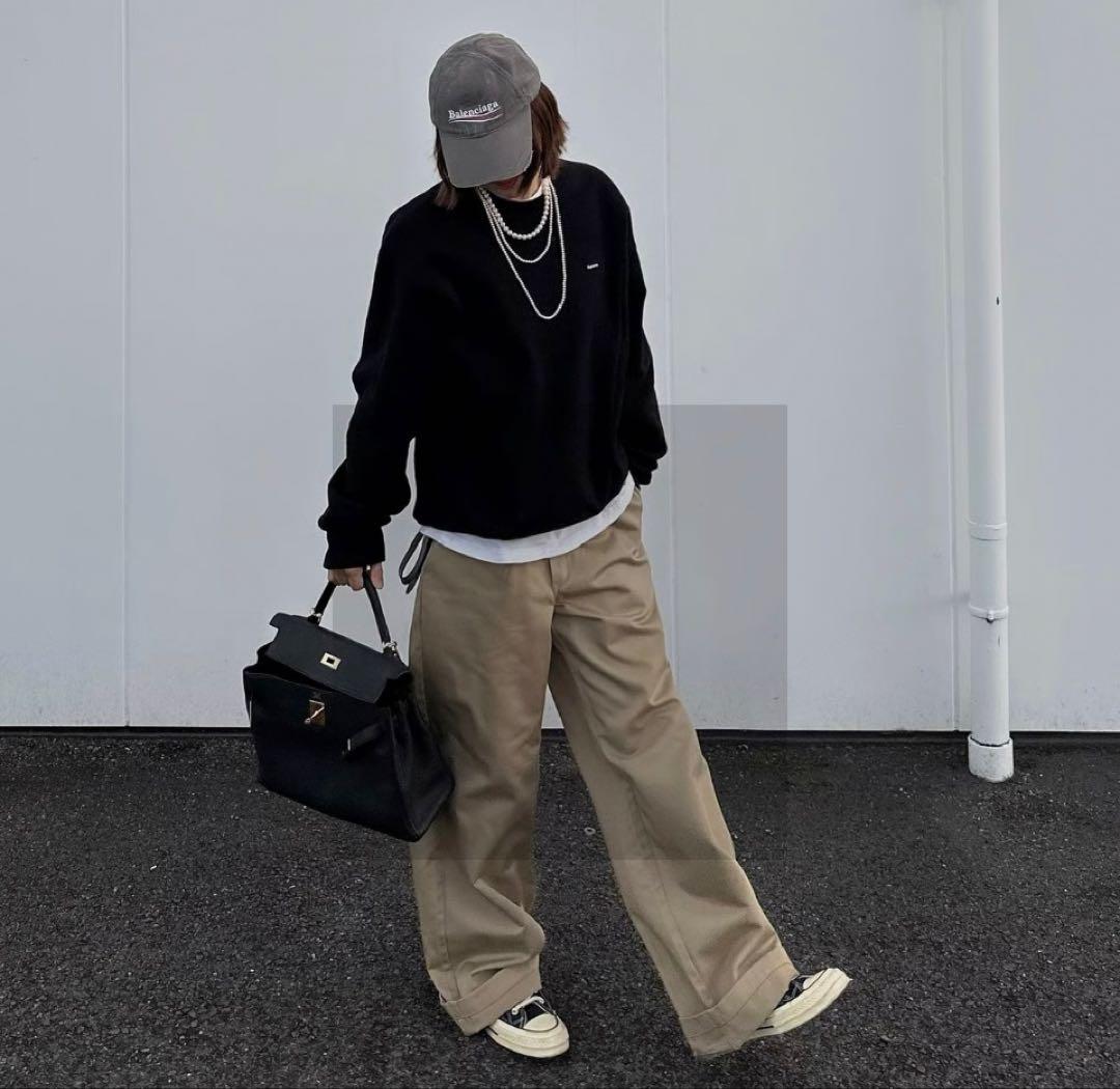 ok.soon×dickies wide chino pants ベージュ S ok.soon×dickies wide chino pants(new beige) | o