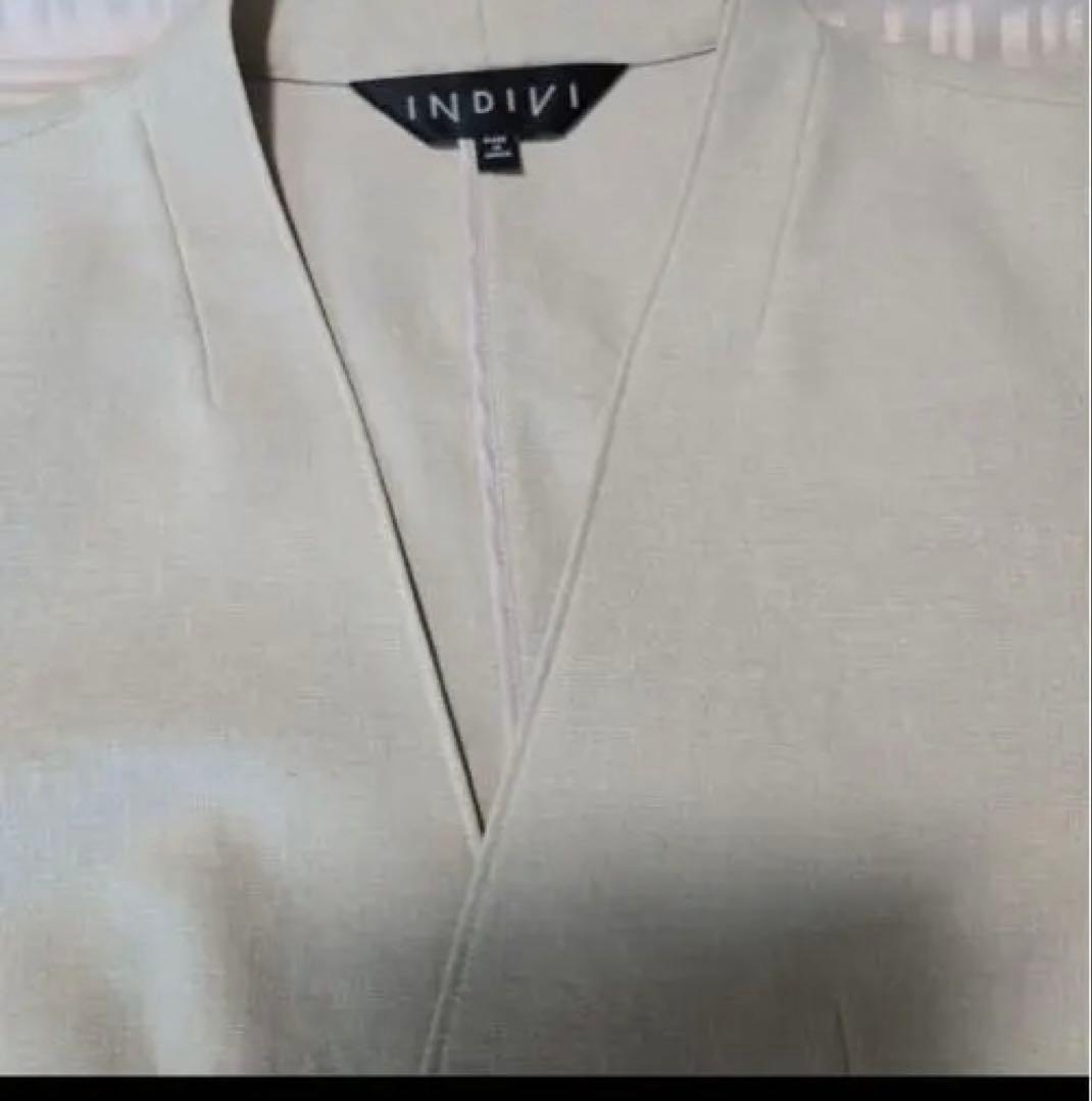 INDIVI ライトベージュ パンツスーツ - メルカリ