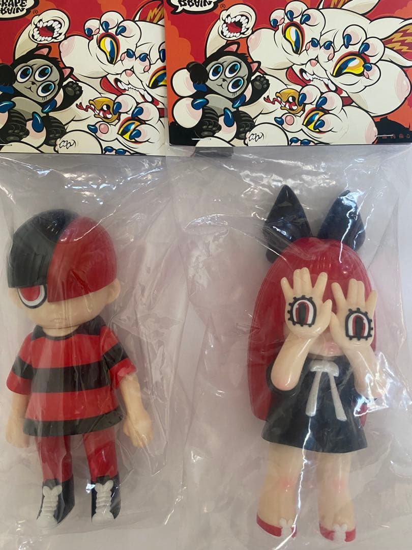 GRAPEBRARN にぎるちゃんのりくん GRAPE BRAIN グレイプブレイン にぎるちゃん のりくん 1周年記念カラー