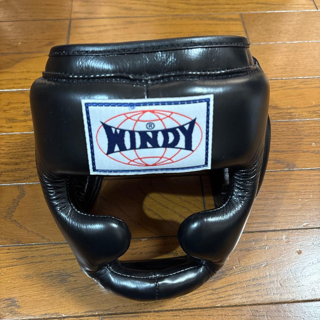 WINDY ボクシングヘッドギア HP-3 M 黒 WINDY HP-3 ヘッドガード(スタンダードタイプ) - フィットネスショップ