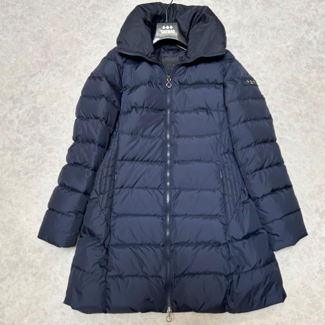 未使用級 タトラス ポリテアマ POLITEAMA ダウンコート ネイビー 01