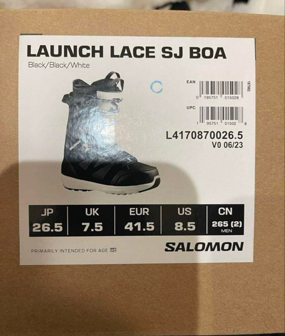 スノーボード SALOMON LAUNCH LACE/BOA 26.5cm