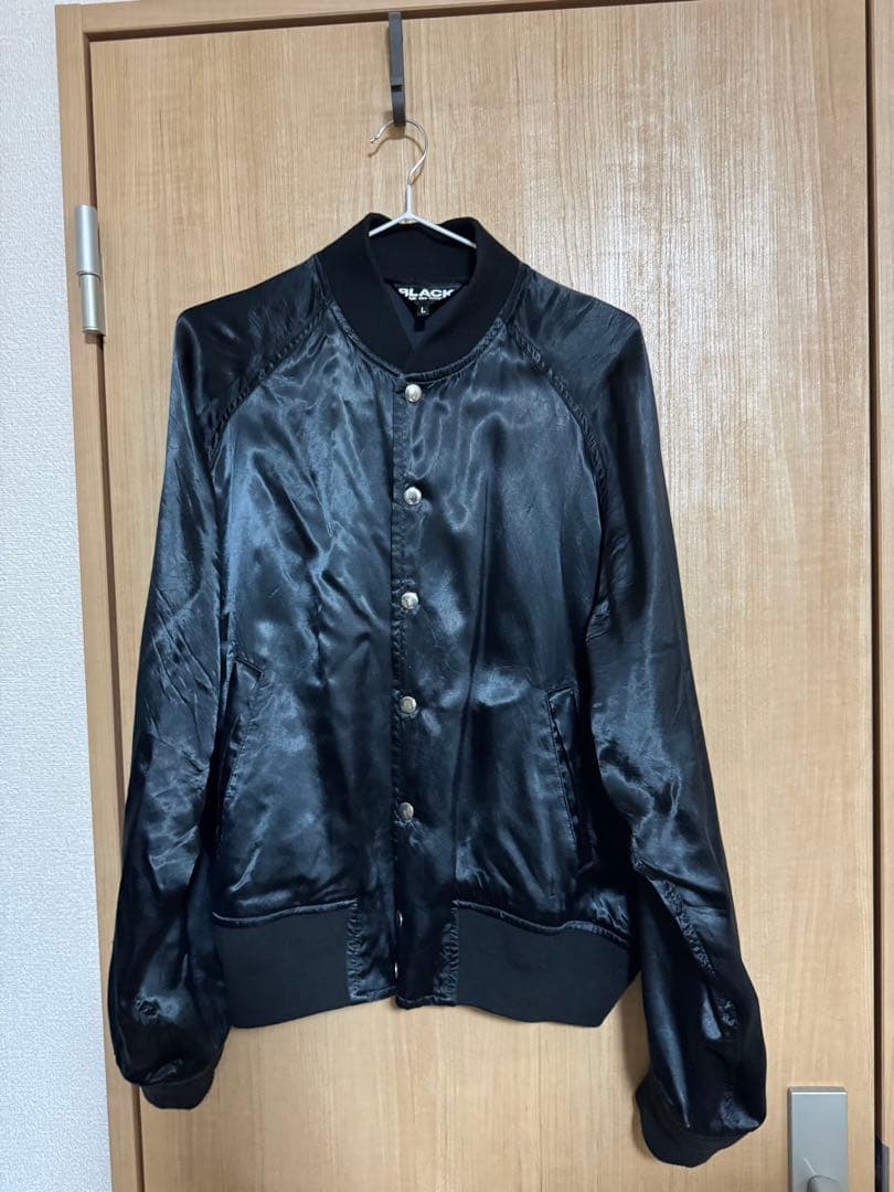 BLACKCOMME des GARCONSキュプラアウター BLACK COMME des GARCONS＞キュプラタフタ 製品洗いコート (1Q-C003