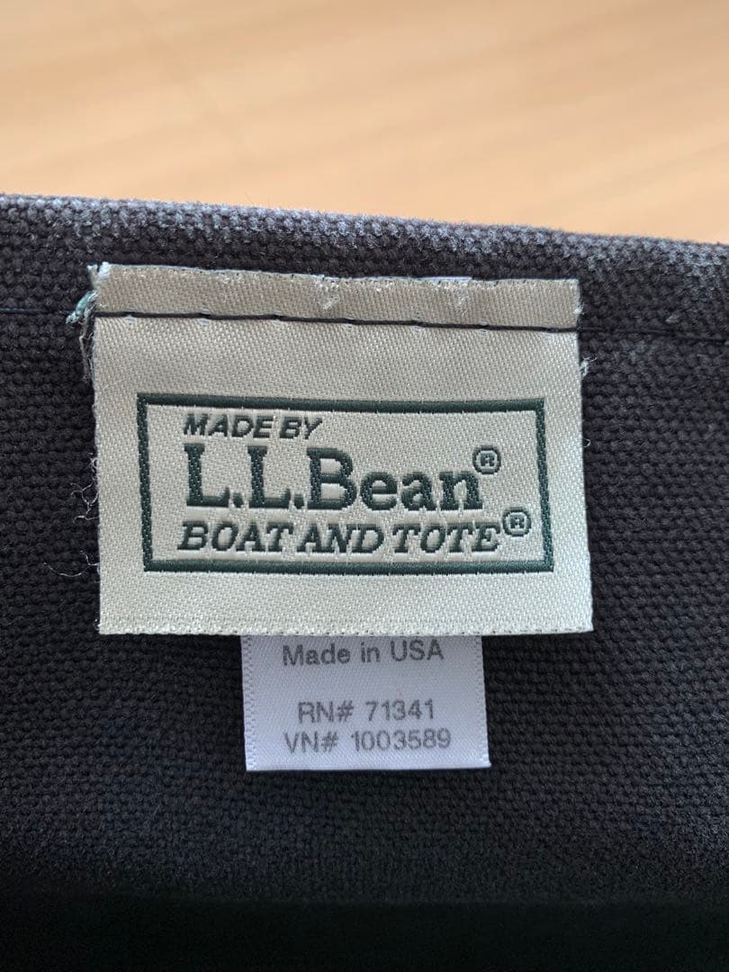 L.L.Bean BOAT AND TOTE ブラックトートバッグ
