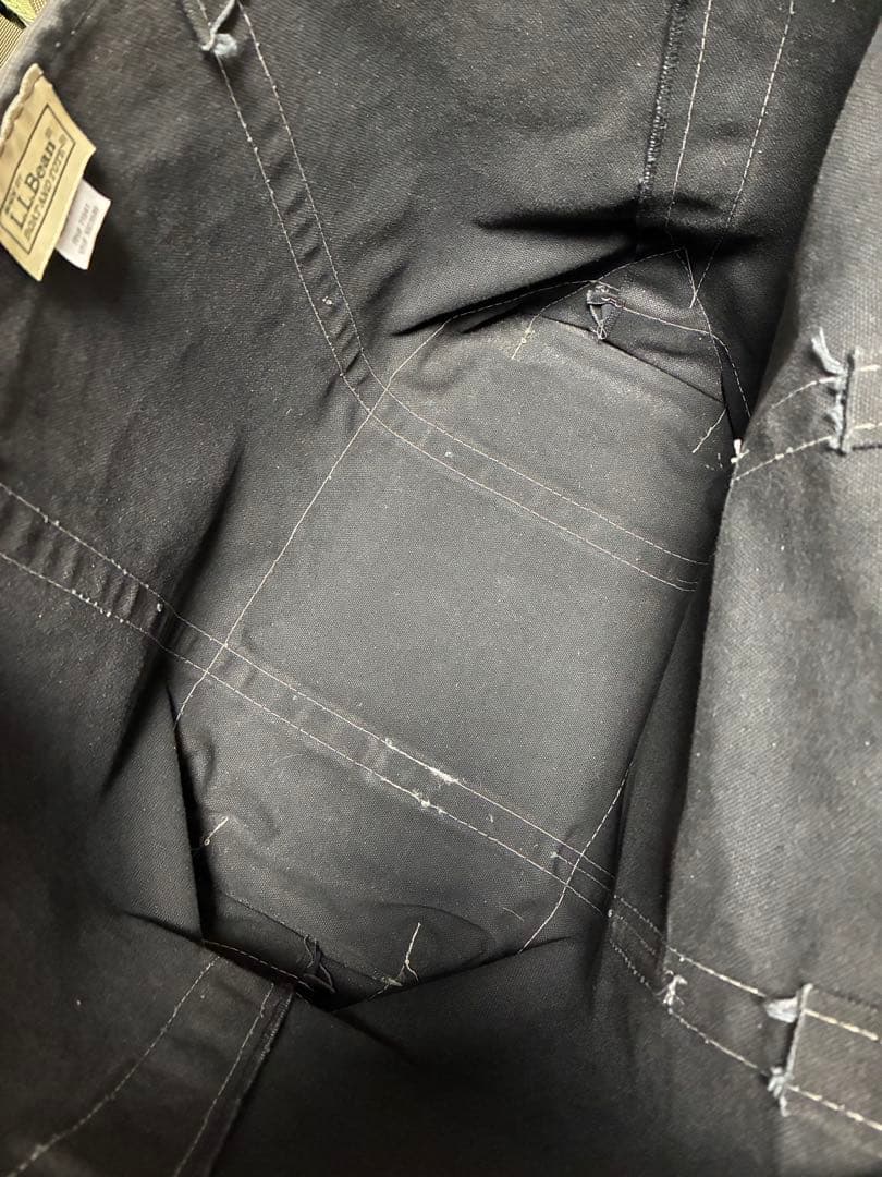 L.L.Bean BOAT AND TOTE ブラックトートバッグ