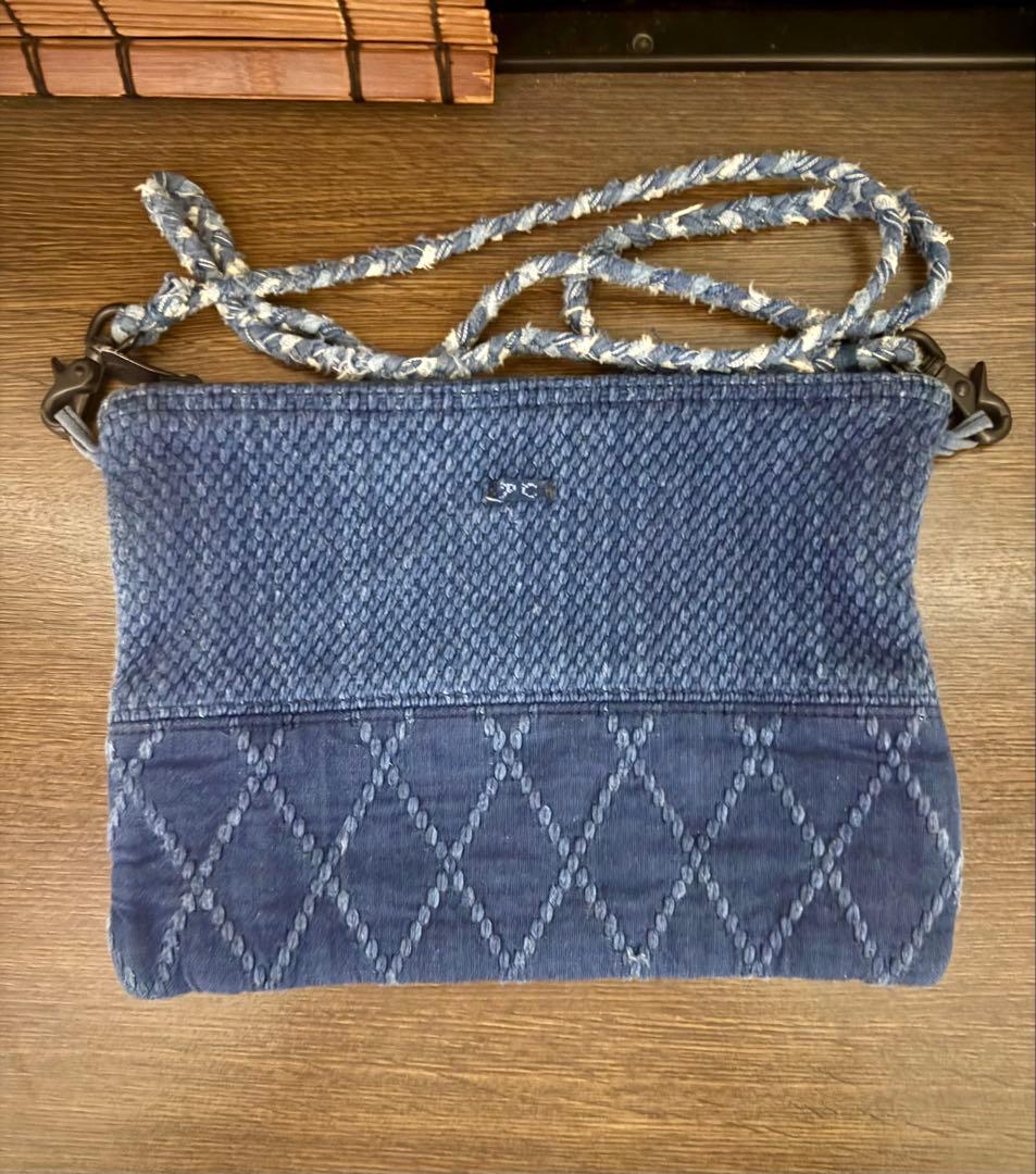 【美品】ポータークラシック サコッシュ PC KENDO 剣道 ショルダーバッグ Porter Classic】サコッシュ PC KENDO / PC SASHIKO 藤巻百貨店別注