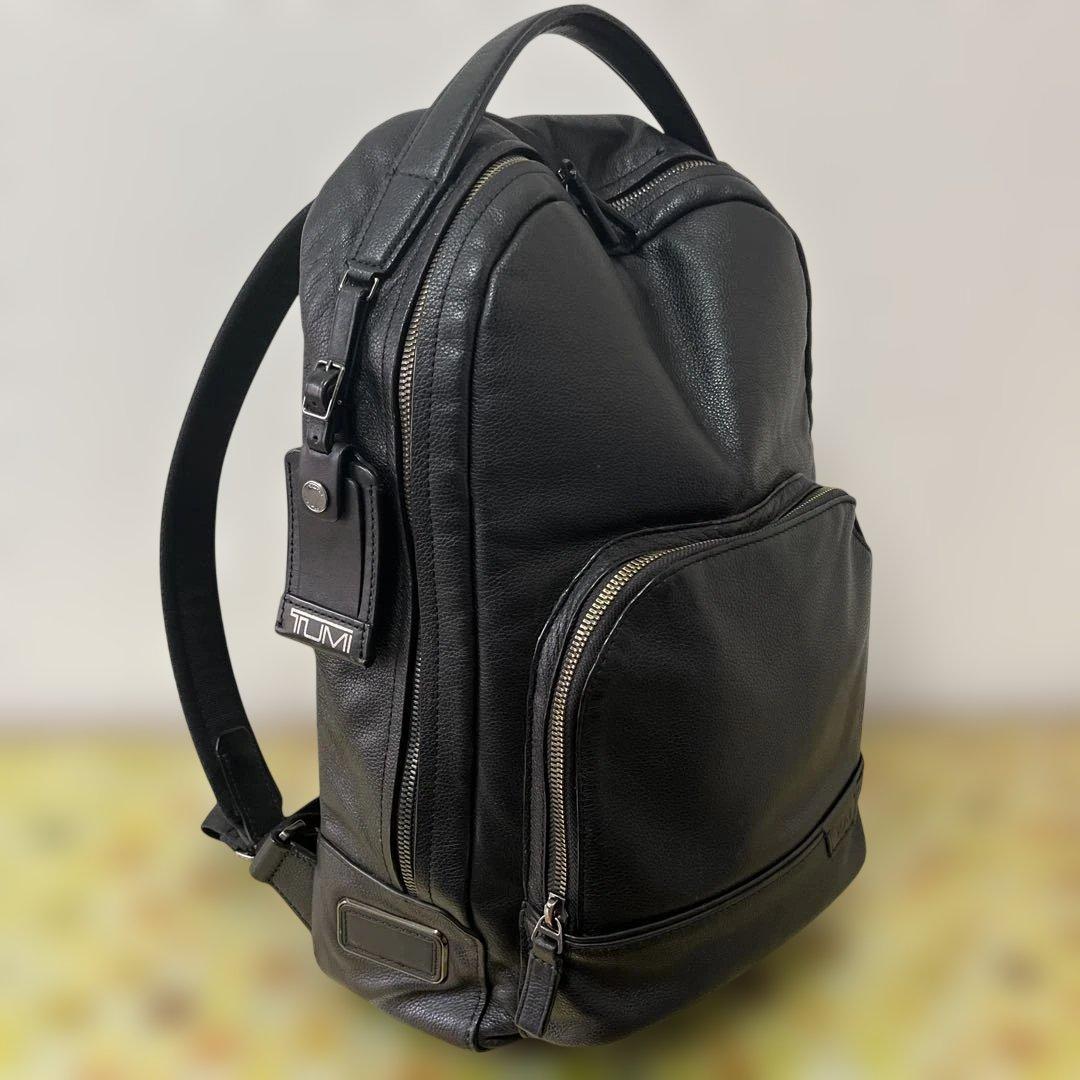 TUMI オールレザー　リュック　A4収納　希少サイズ TUMI（トゥミ） セール25%OFF 正規品5年保証 リュック メンズ ビジネス
