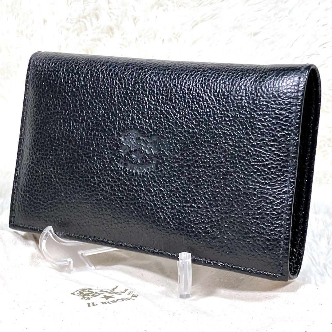 【極美品】完売品　IL BISONTE ミディアムウォレット　レザー　シボ革 IL BISONTE（イルビゾンテ） ミディアムウォレット レディース メンズ