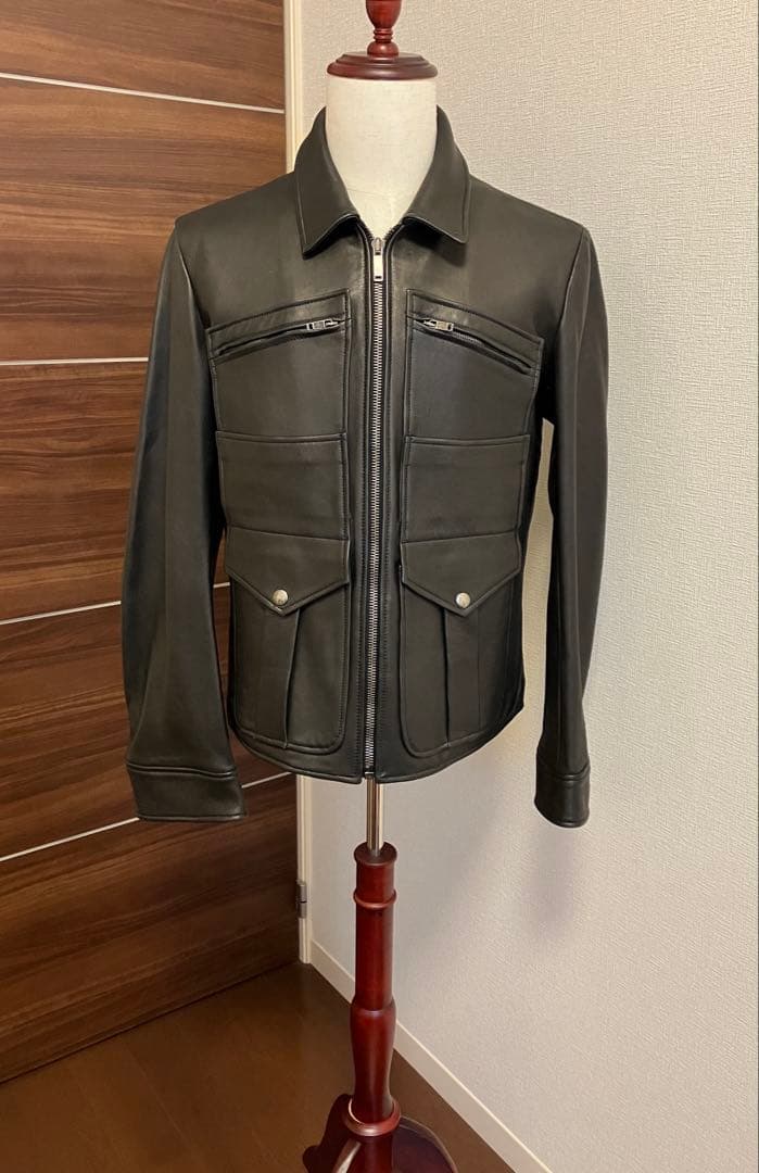 新品 ラルフローレンパープルレーベル レザージャケット - メルカリ