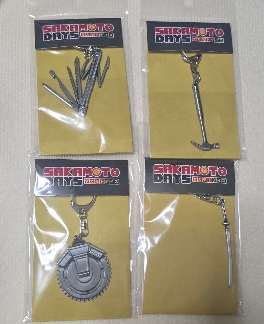 SAKAMOTO DAYS 南雲与市 神々廻 大佛 篁 武器キーホルダー - メルカリ