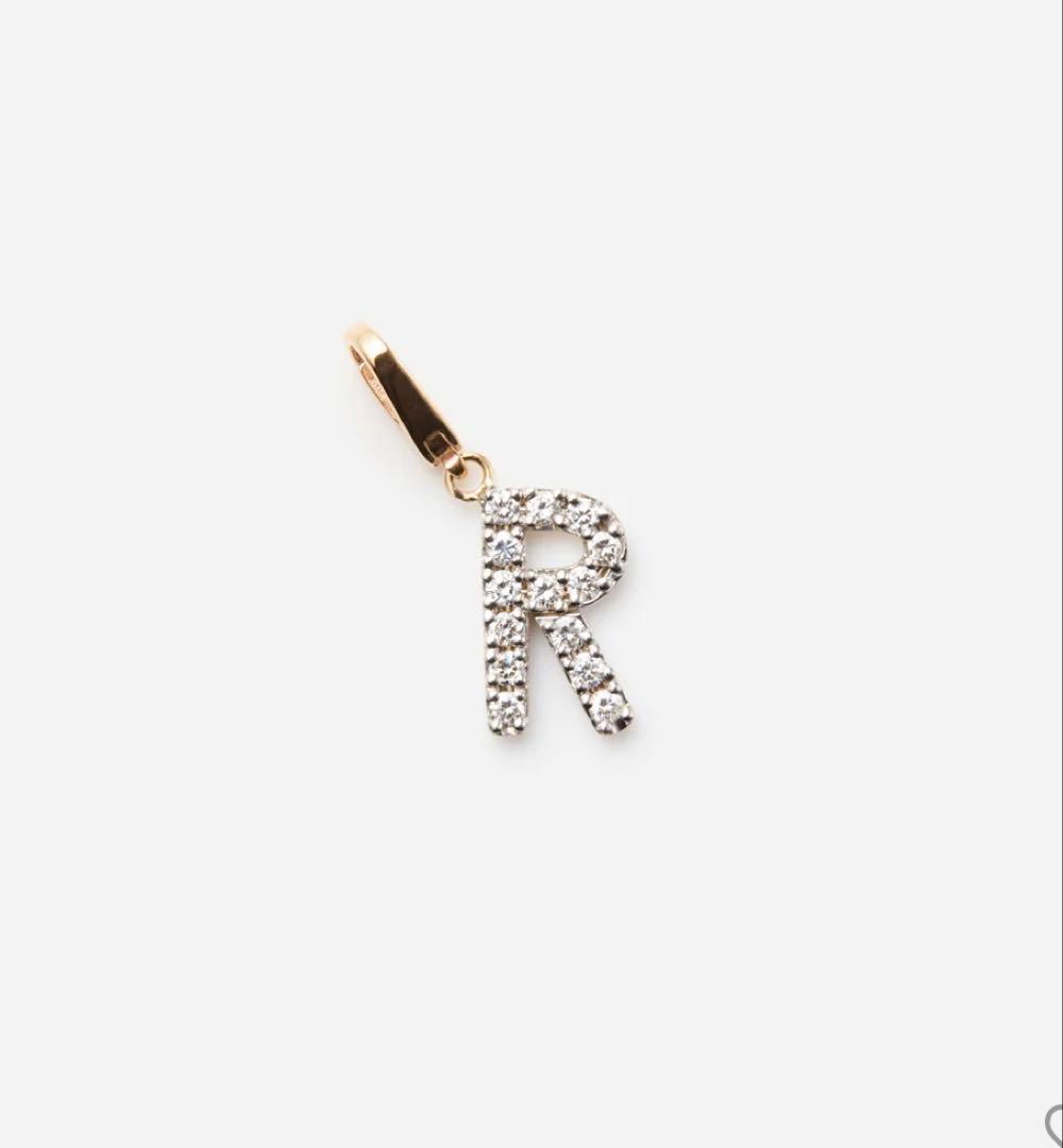 ALLNIQUE Symbol \"R\" チャーム　オールニーク　ペンダントトップ