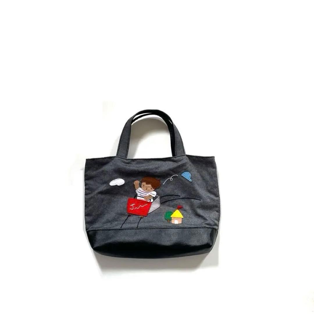 familiar 70周年 デニム ミニトートバッグ - メルカリ