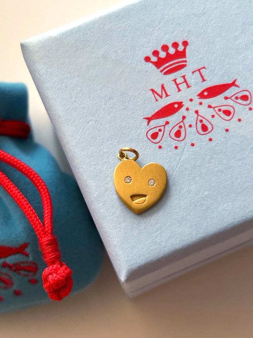 MHT マリーエレーヌドゥタイヤック ハートチャーム K22 ダイヤモンド