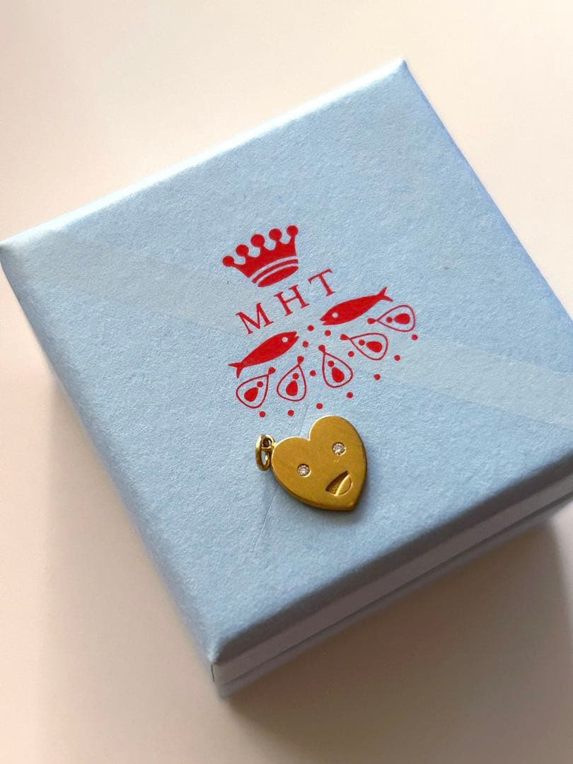 MHT マリーエレーヌドゥタイヤック ハートチャーム K22 ダイヤモンド