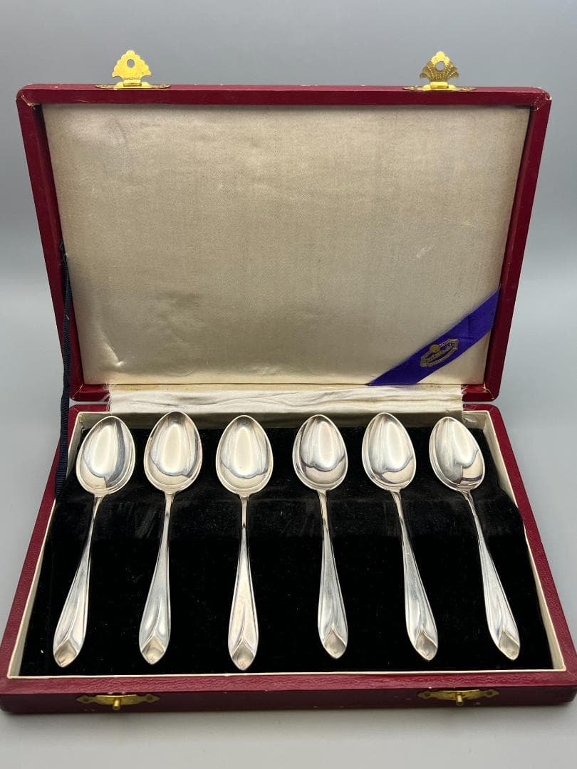 海】SILVER MITSUKOSHI刻印 スプーン6点セット 元箱付 86g - メルカリ