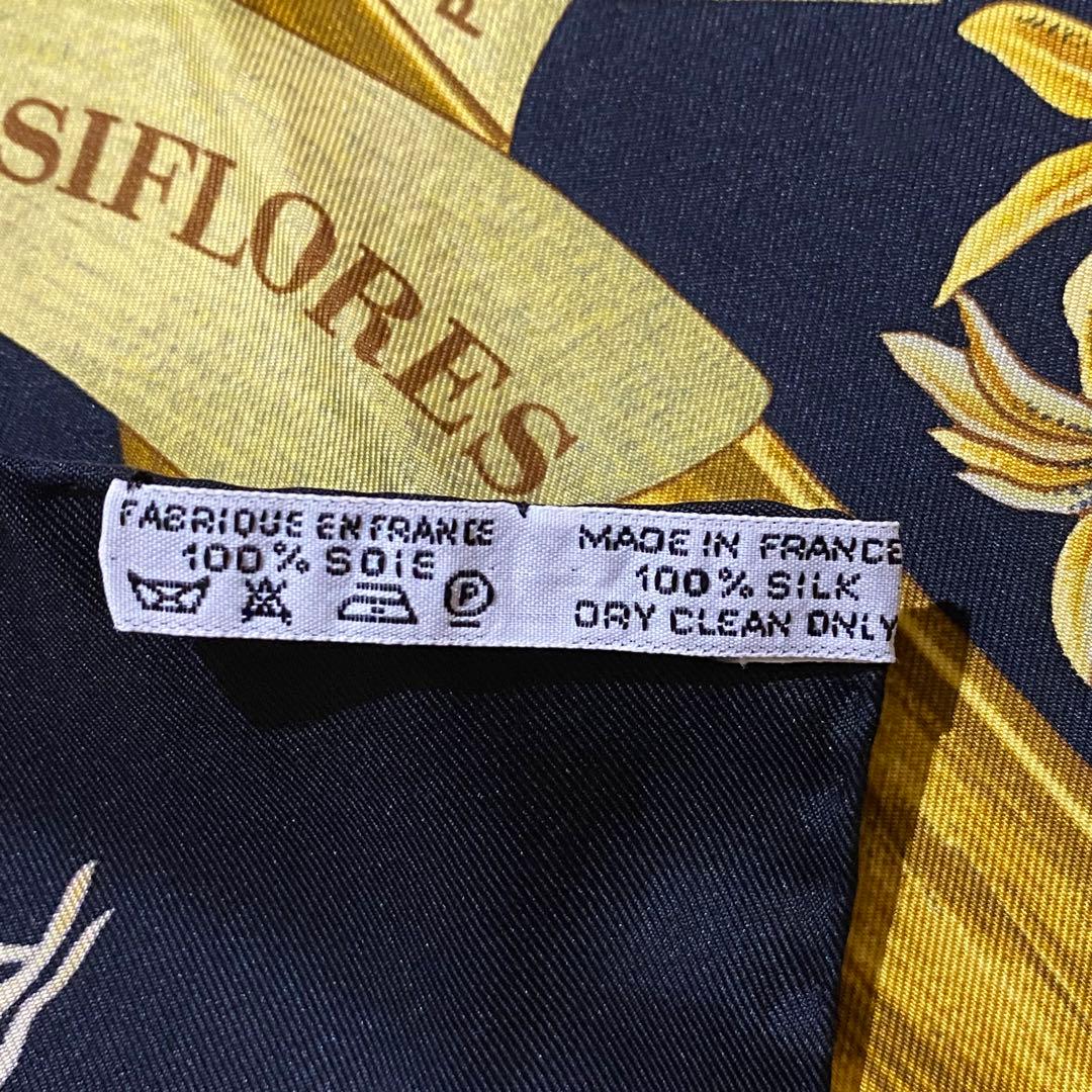 HERMES カレ90 PASSIFLORES 大判シルクスカーフ - メルカリ