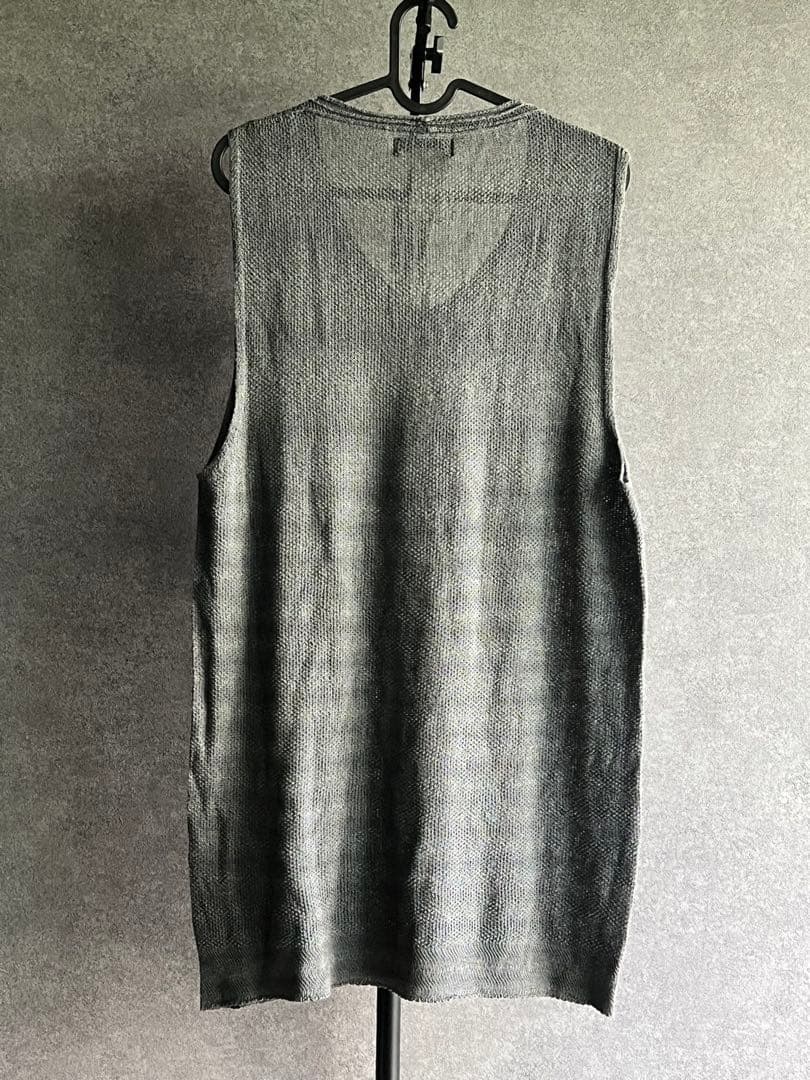 希少ヨウジヤマモトY's ワイズサマーニットベスト イタリア製生地綿