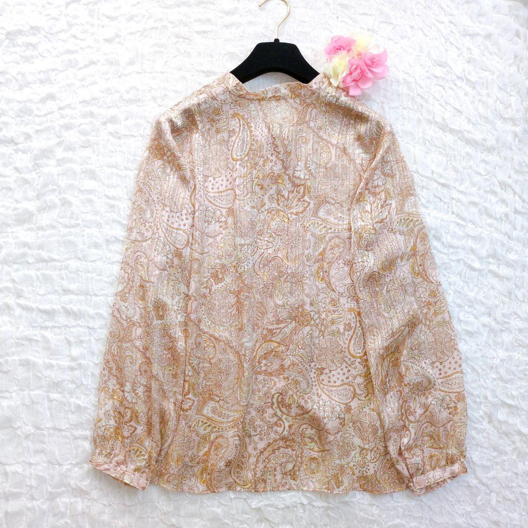 美品】Leilian Erica ボウタイブラウス ペイズリー 現行 - メルカリ