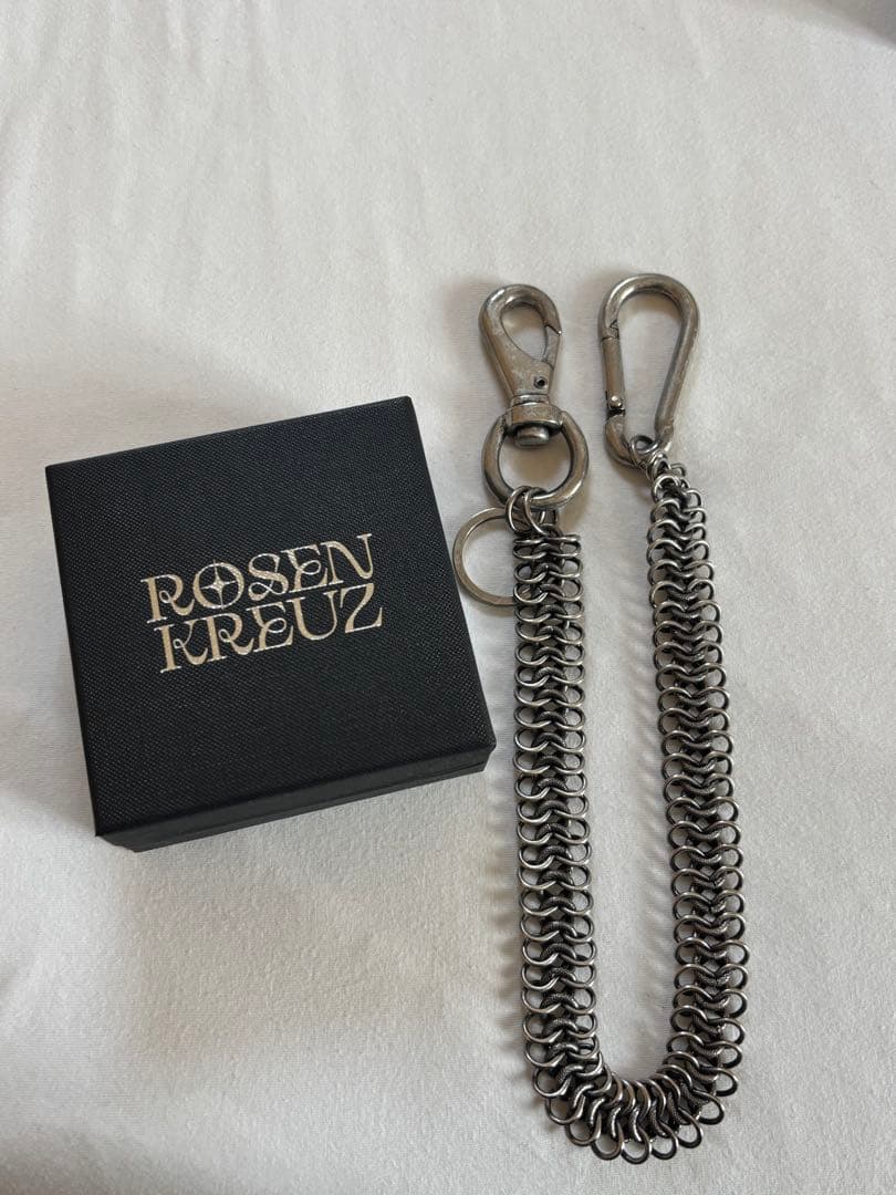 Rosen Kreuz】vertebrae chain 35cm - メルカリ