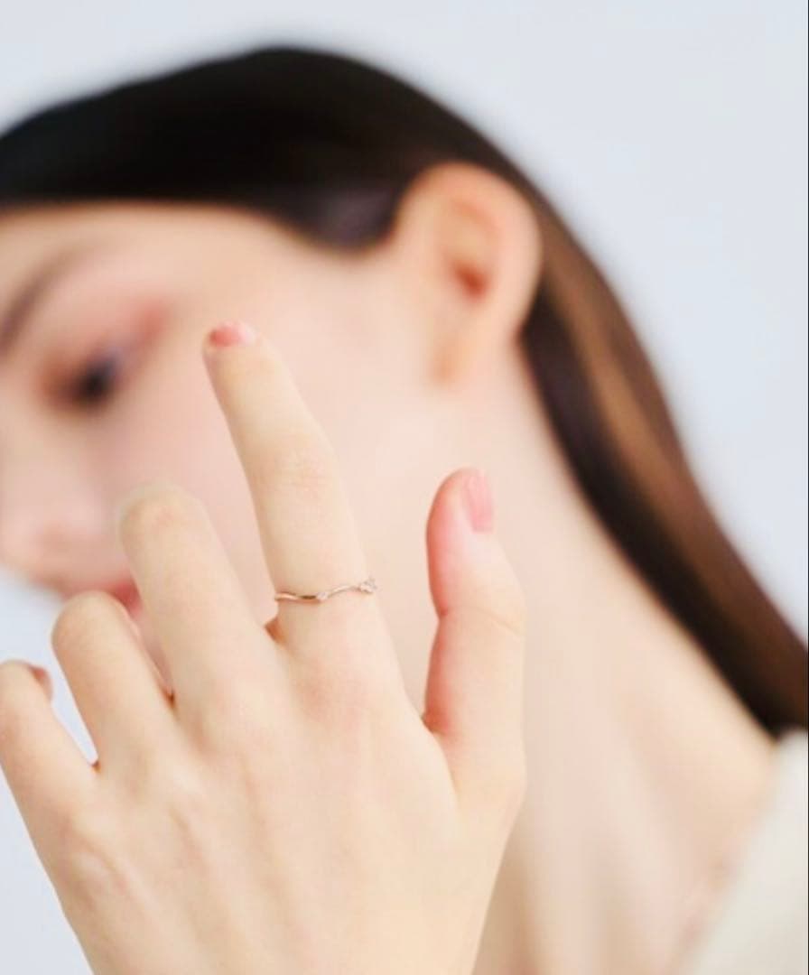 □完売品□【ete】K10MPG ローズクォーツ/ダイヤモンド リング - メルカリ