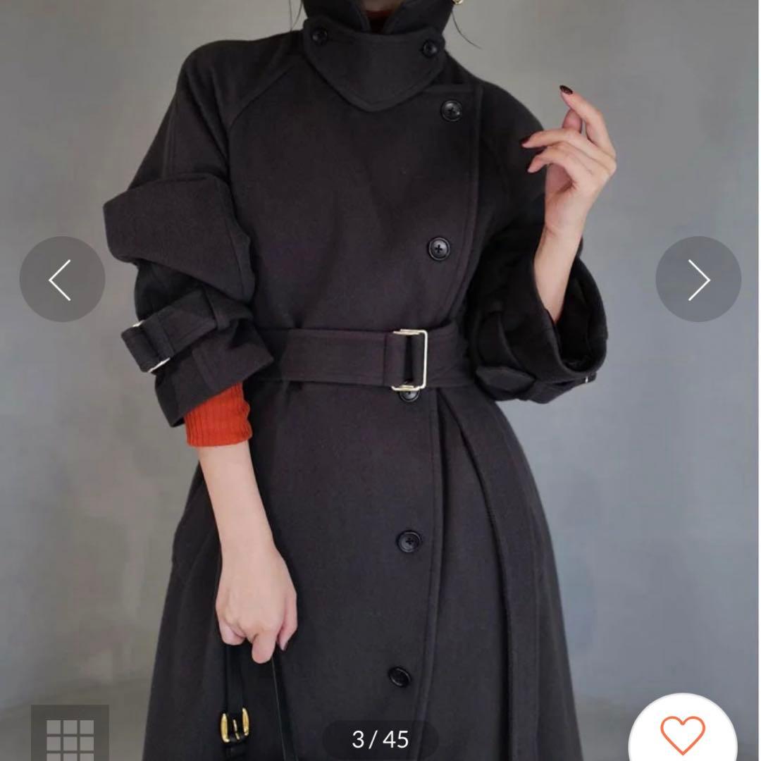 anuans アニュアンス ウールトレンチコート - メルカリ