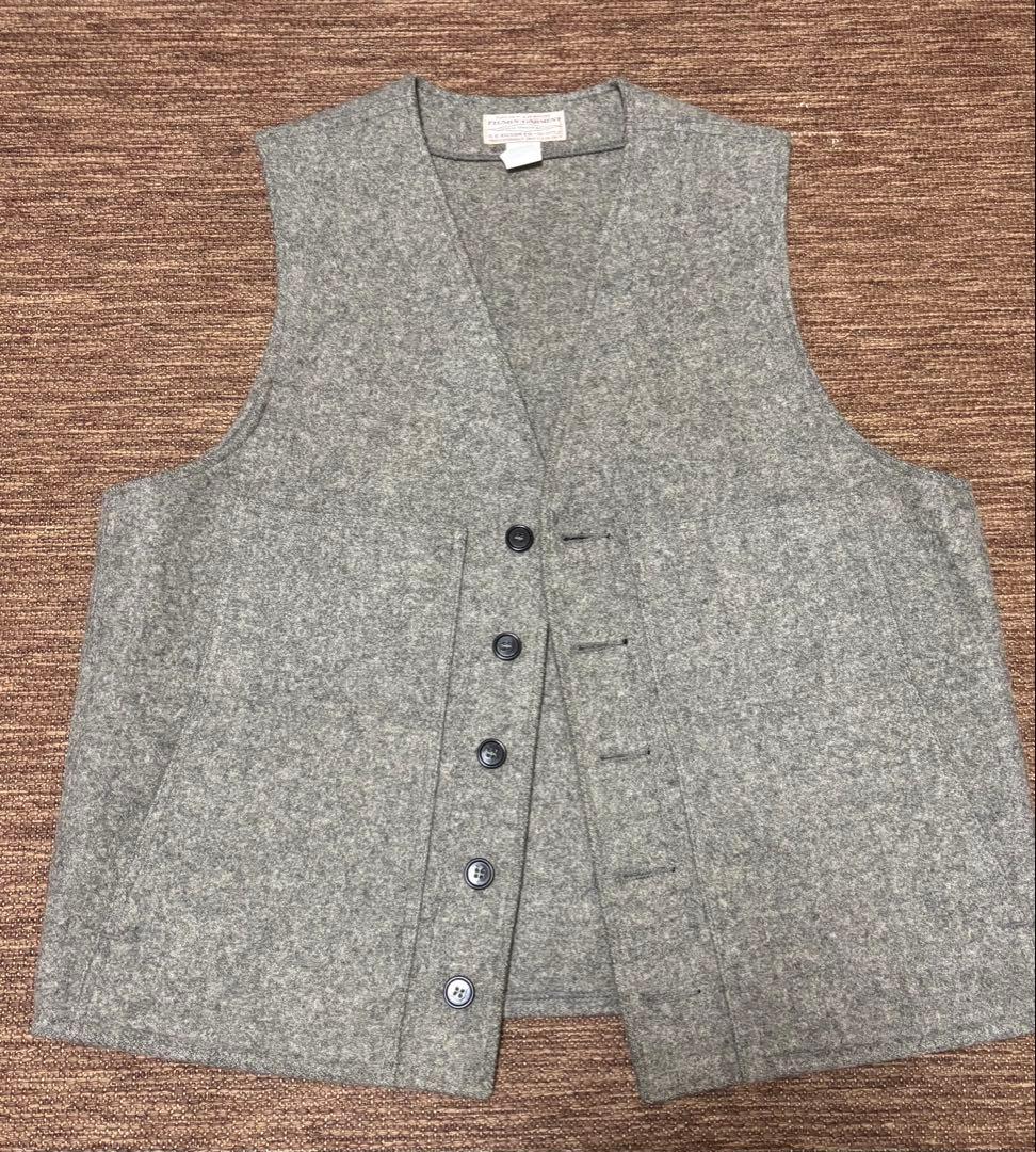 【ヴィンテージ❗️】FILSON フィルソン マッキーノ ベスト サイズ44 90s USA製 FILSONフィルソン マッキーノ ウール ライナーベスト