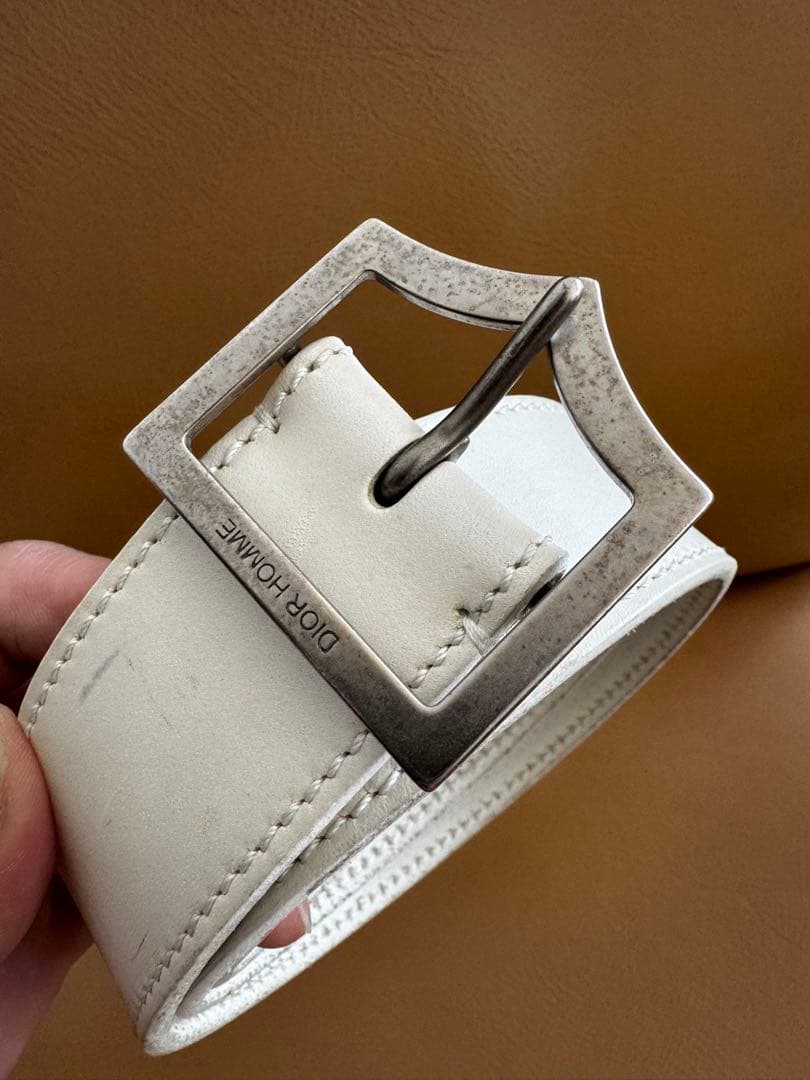Dior homme ディオールオム エディ期 Dバックル ベルト Dior HOMME(ディオールオム) / ベルト/レザー/ブラック/メンズ/エディ