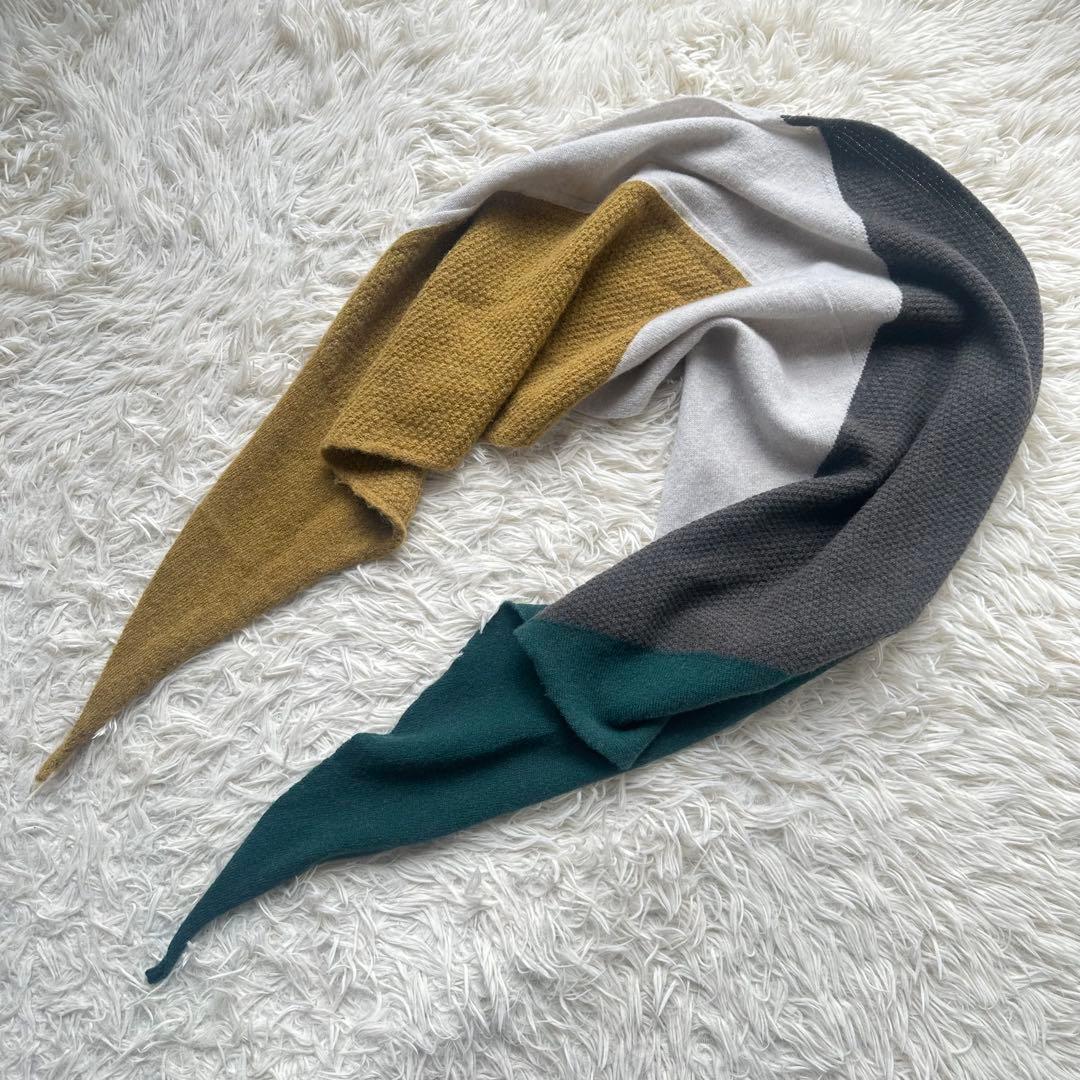 ミナペルホネン hikaru noguchi ニットスカーフ ストール マフラー