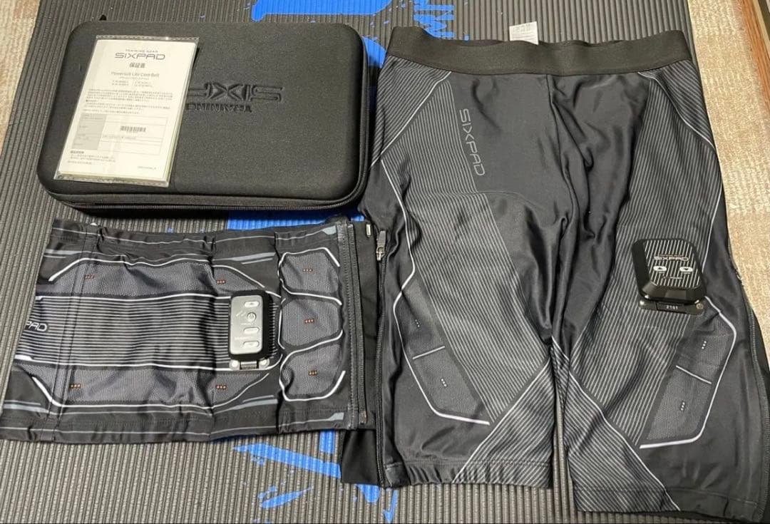 シックスパッド パワースーツ コアベルトM ヒップ&レッグL セット　美品 Amazon.co.jp: SIXPAD シックスパッド パワースーツ ヒップ&レッグ